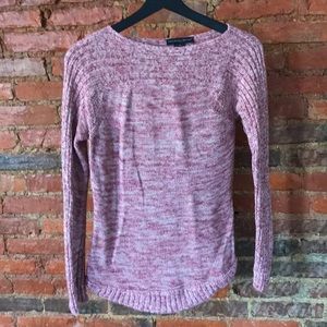 Red fitted sweater